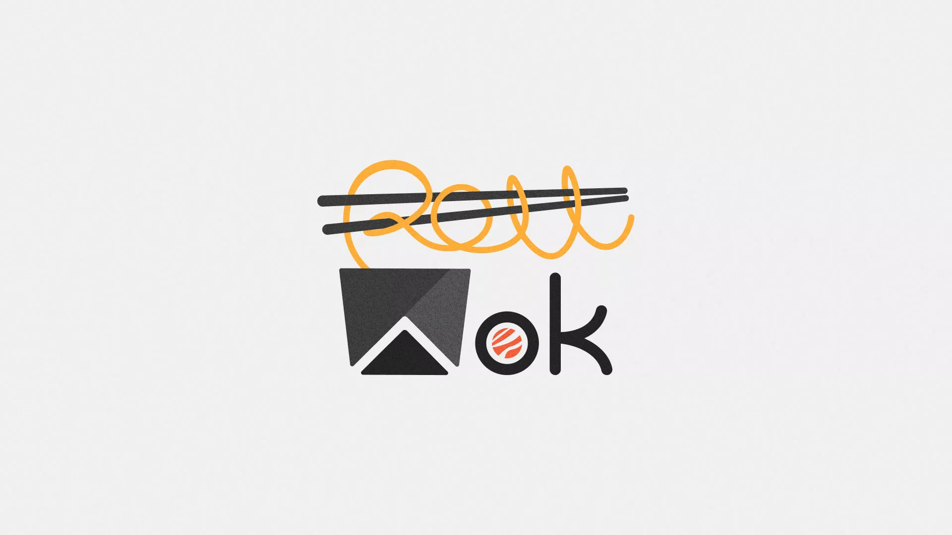 Разработка логотипа в Петрозаводске для суши-бара «Roll Wok Club» Разработка логотипа в Петрозаводске для суши-бара «Roll Wok Club»
